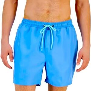 NWT Men's Quick-Dry Performance Solid Swim Trunks